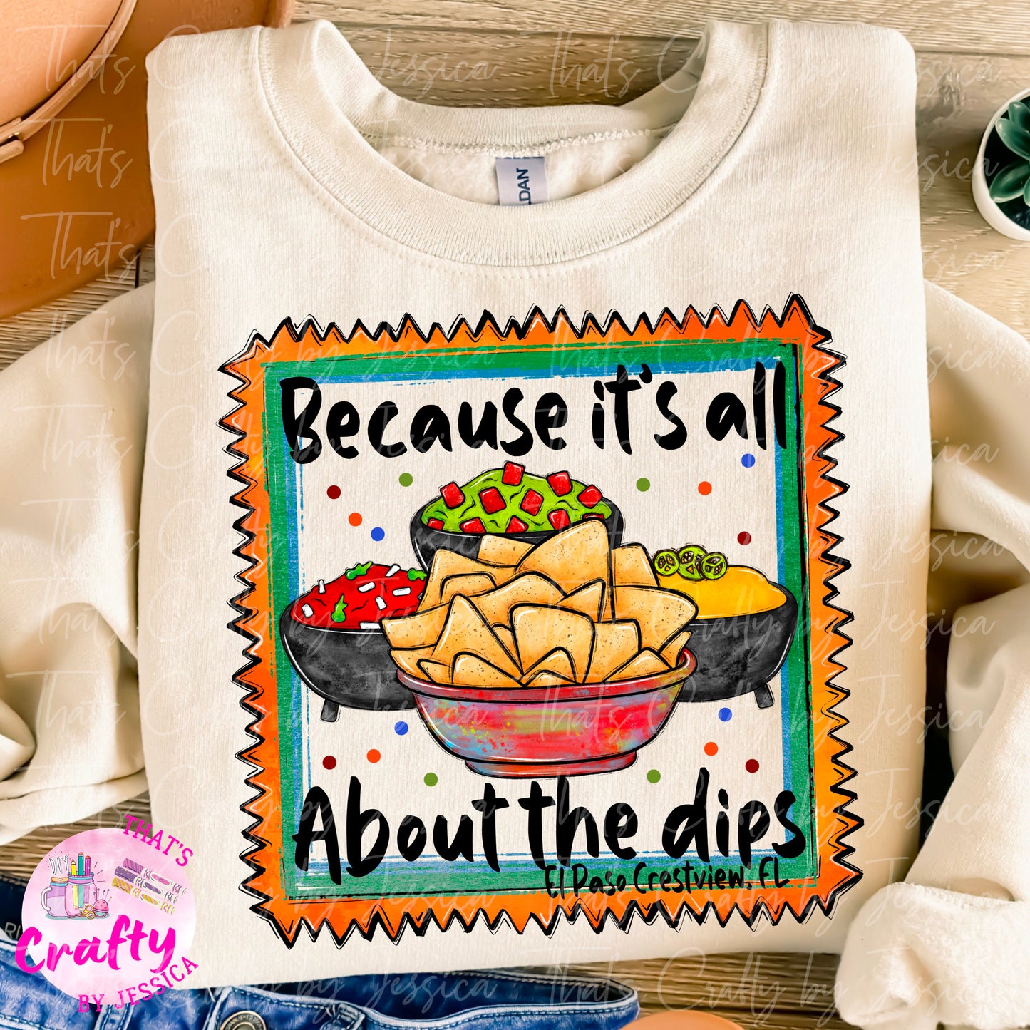 Bc it’s all about the dips taco digital design