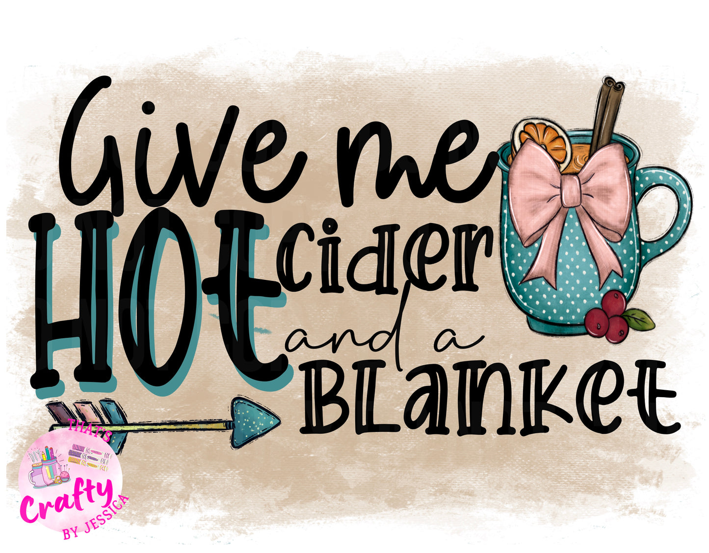 Give me Hot Cider and a blanket fall PNG
