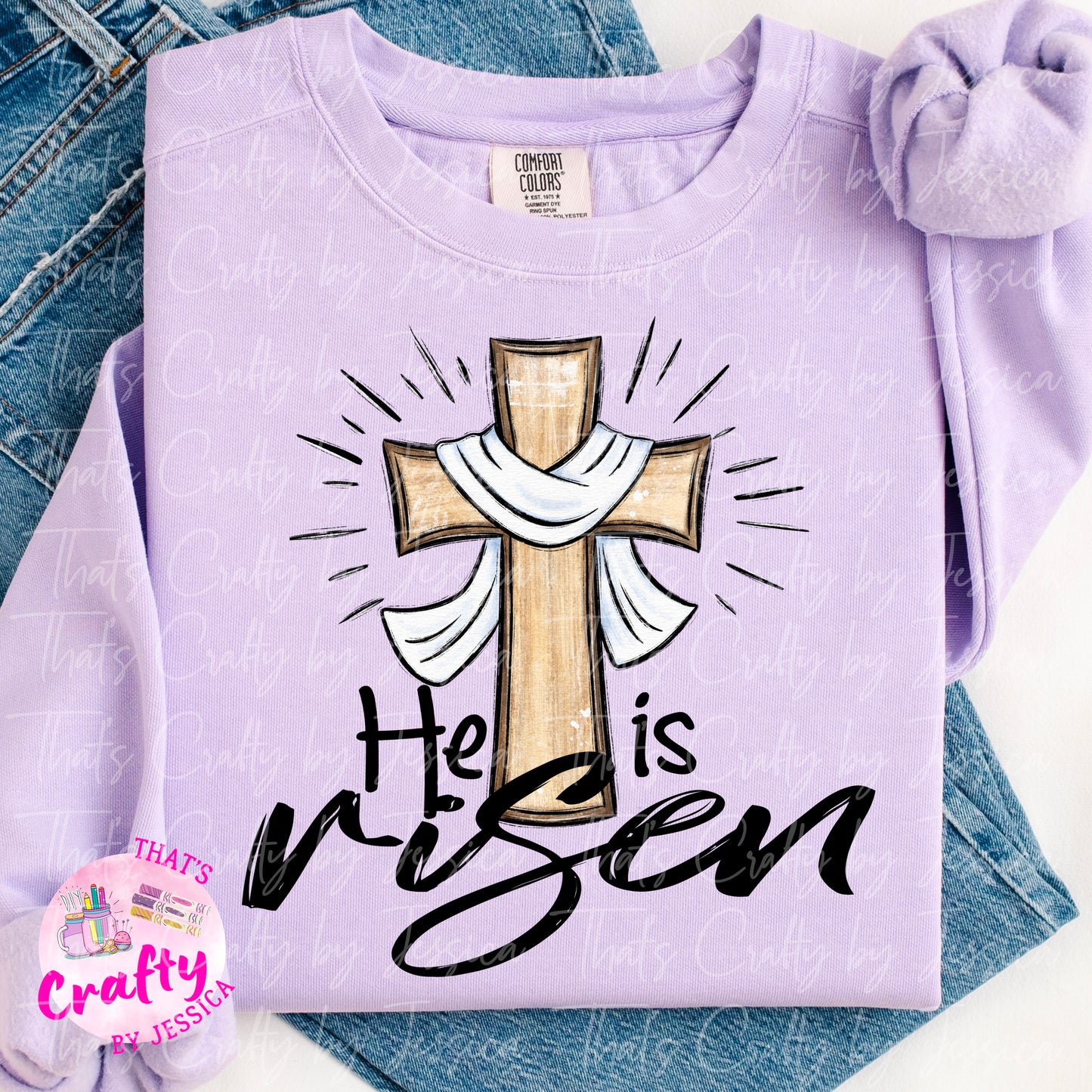 He is risen digital Design