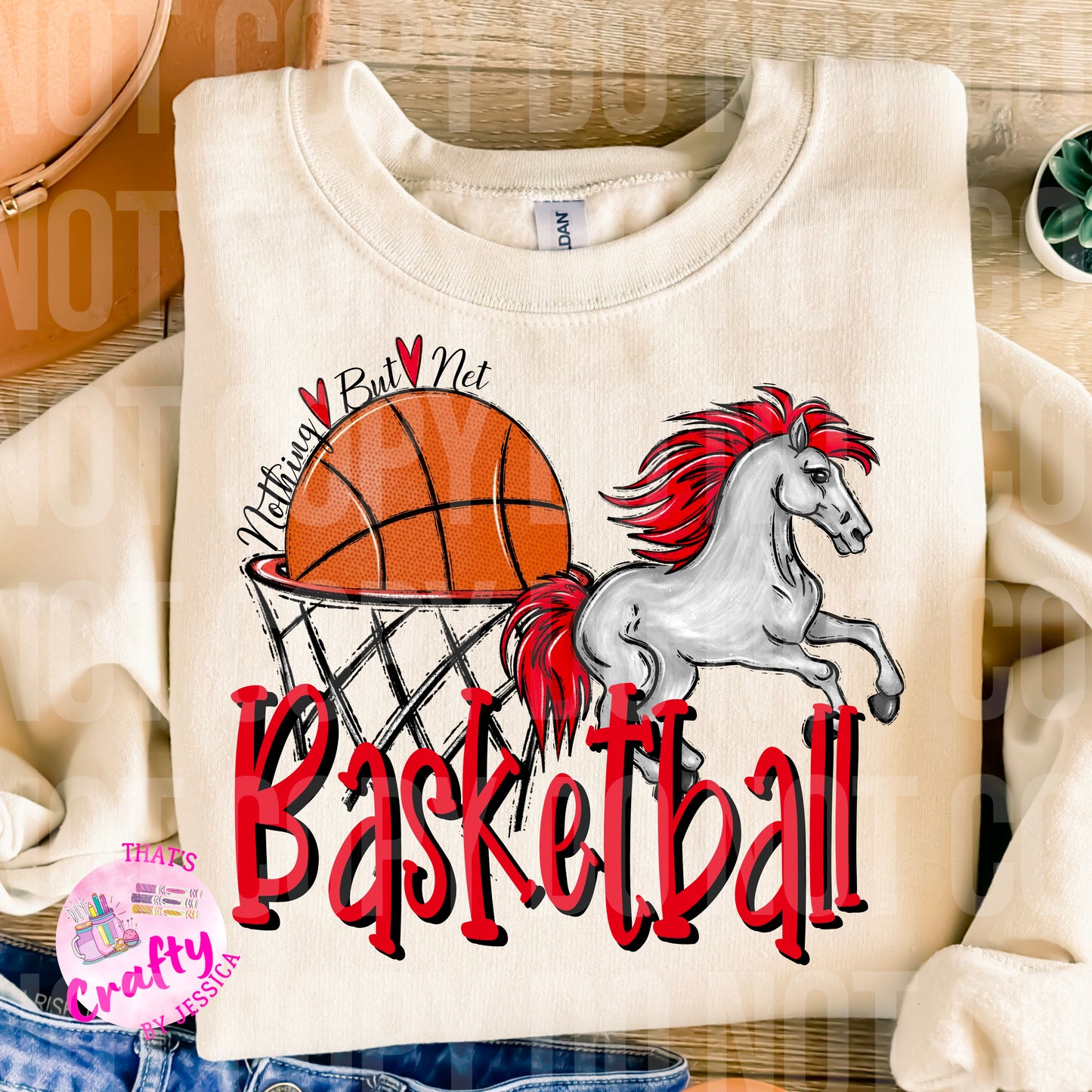 Mustang Basketball PNG (2 versions)