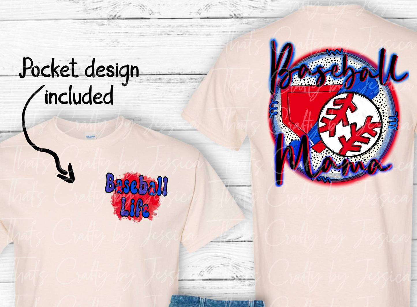 Baseball Preppy Neon PNG