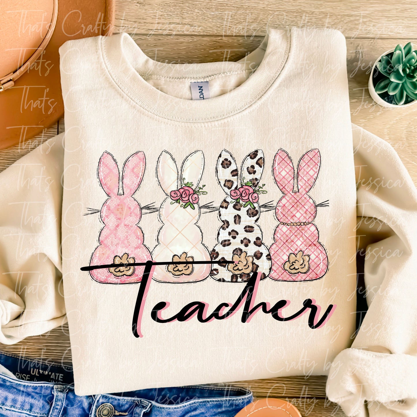 Teacher Easter Squad digital Design