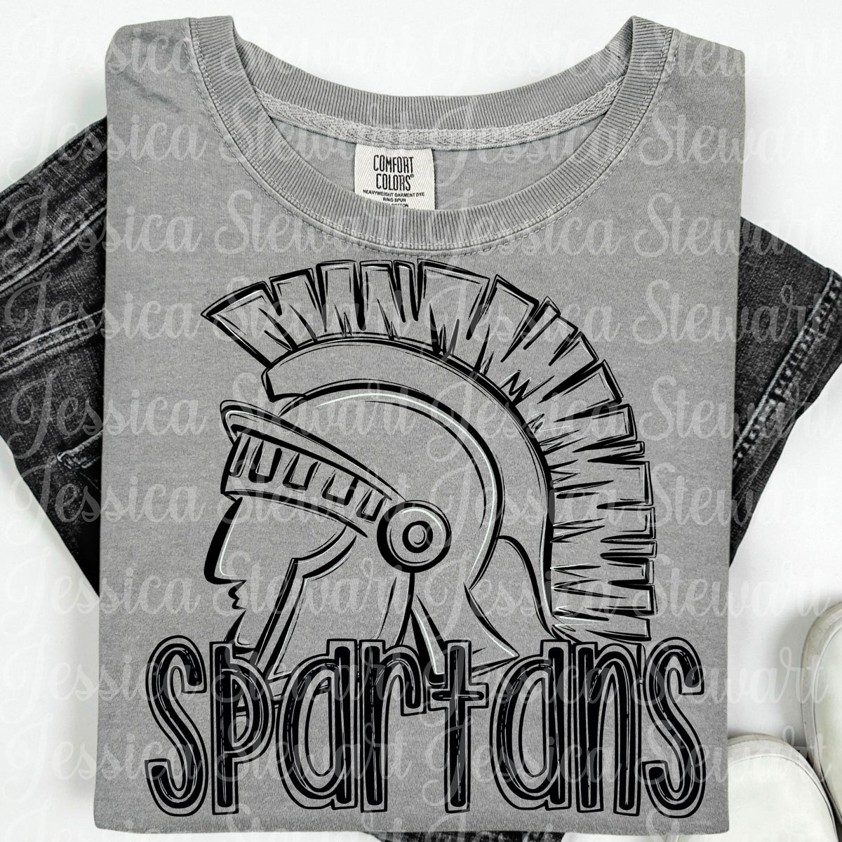Monochrome mascot outlines digital design