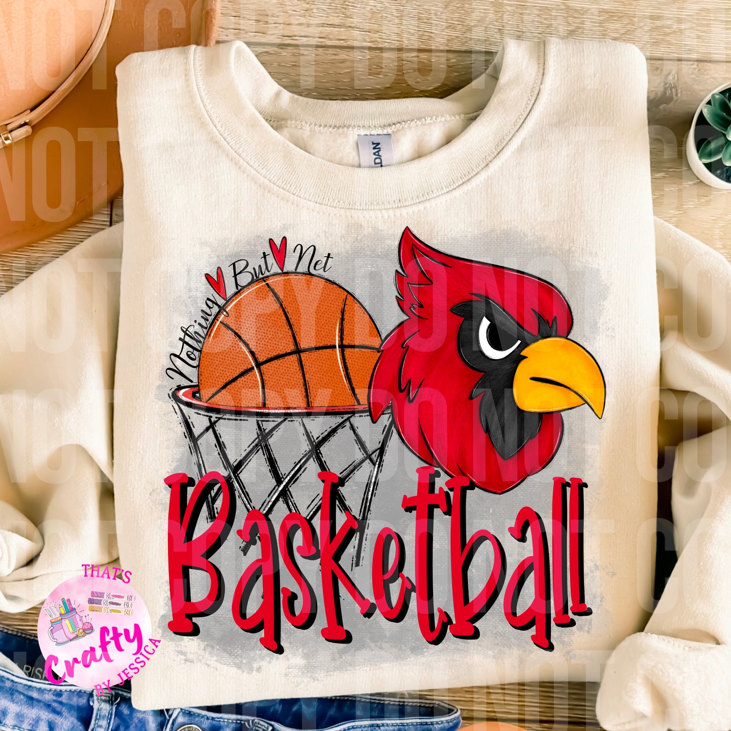 Cardinals Basketball PNG (2 versions)