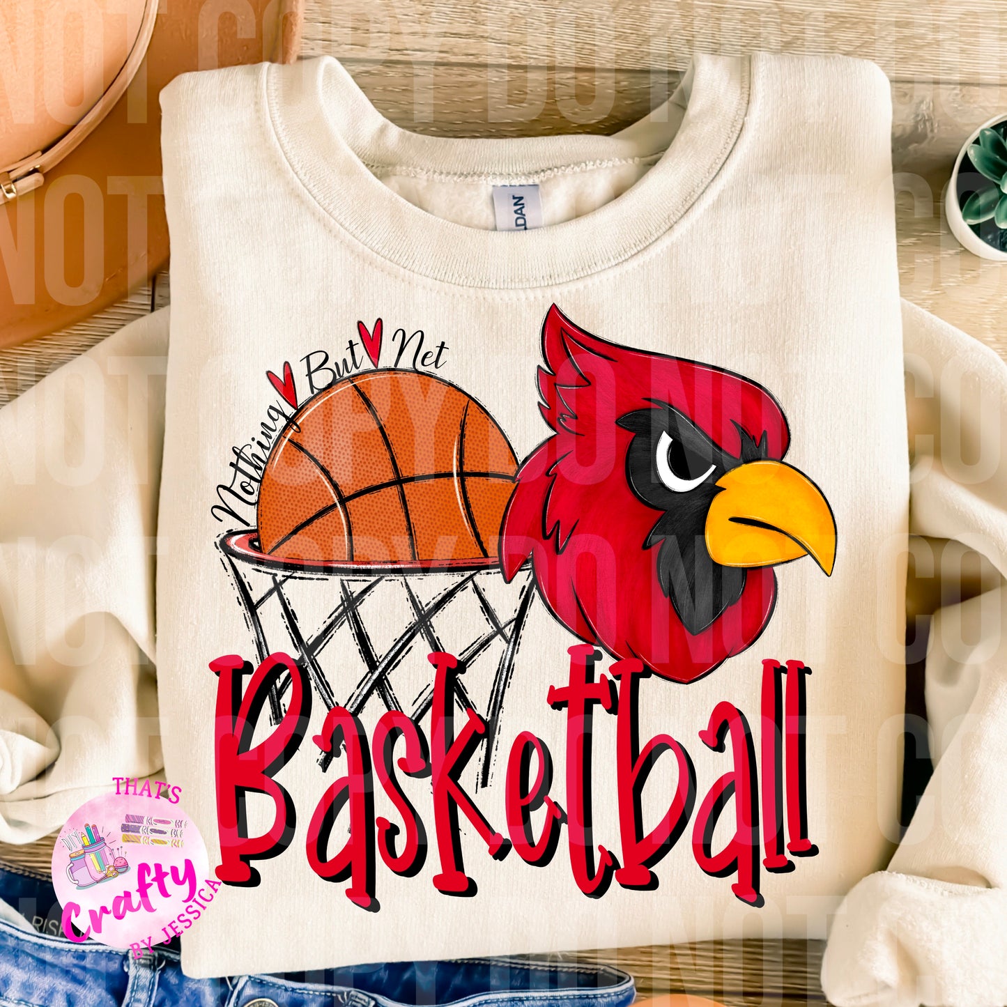 Cardinals Basketball PNG (2 versions)