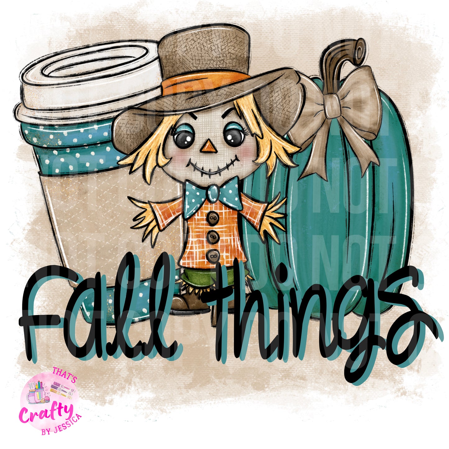 Fall Things Scarecrow PNG