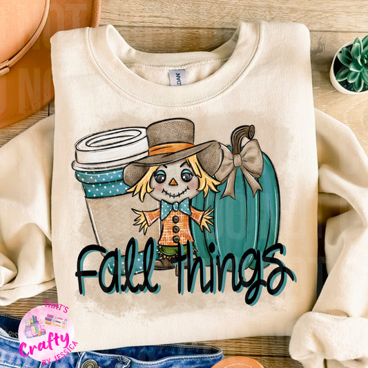 Fall Things Scarecrow PNG