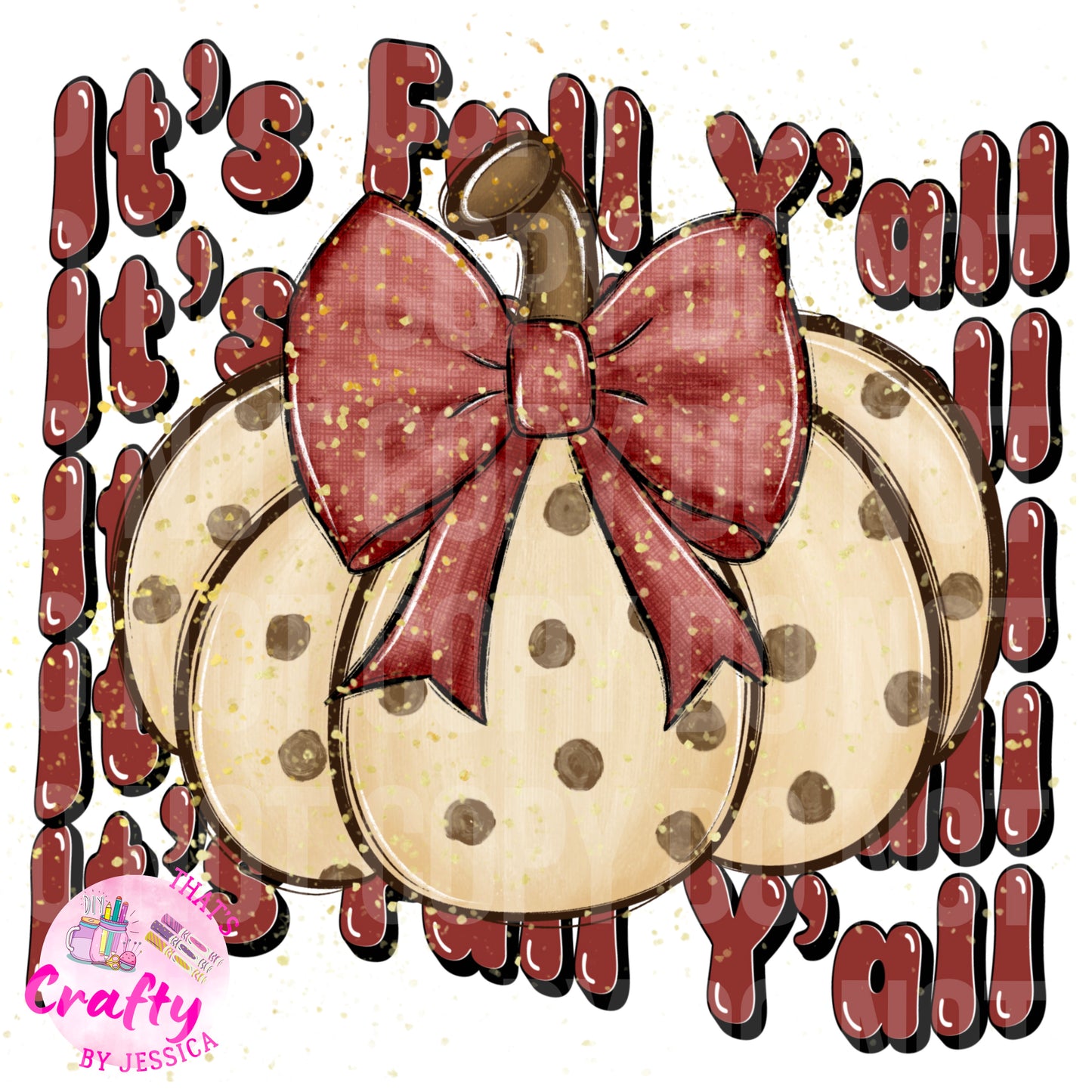 Its Fall Yall Coquette PNG