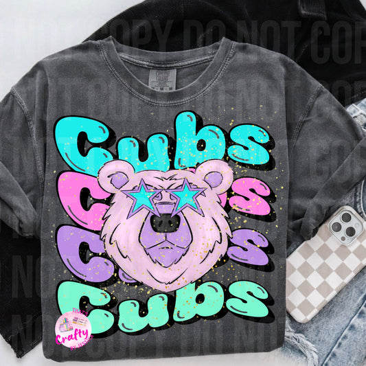 Preppy Wavy Cubs PNG