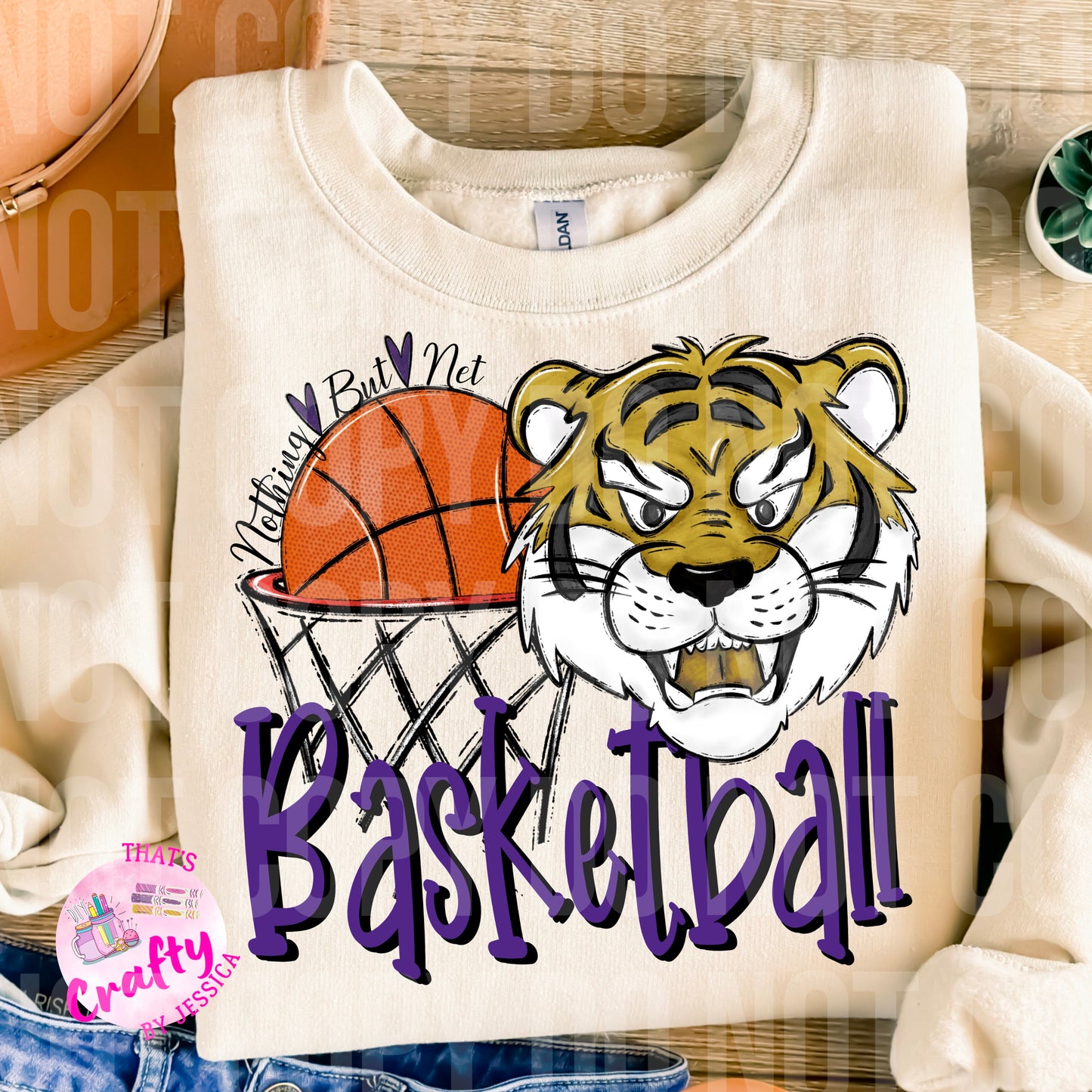 Tiger Basketball PNG (2 versions)