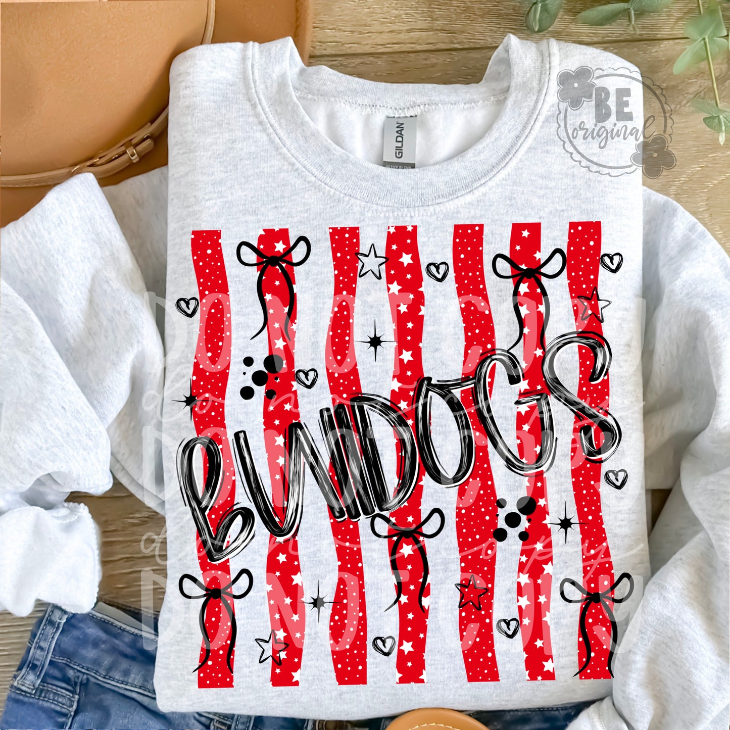 Mascot stripe doodle digital design